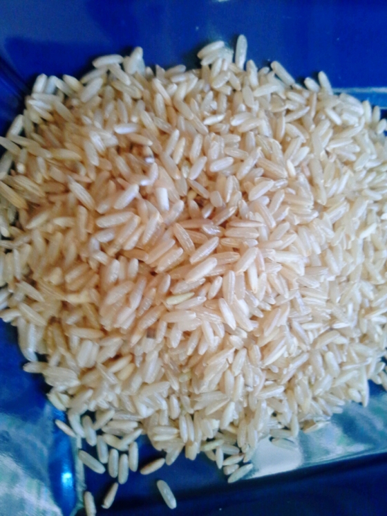 just plain brown rice