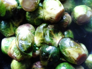 good for you? goes without saying. but these B sprouts are really really good!